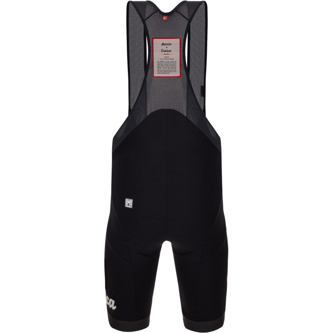 Eroica - Cuissard A Bretelles En Laine - Noir - Homme