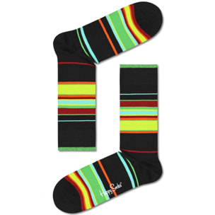 Set 3 pares stripe multicolores