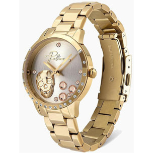 Reloj Police PL16071MSG.22M Mujer Analogico Cuarzo con Correa de Acero inoxidable