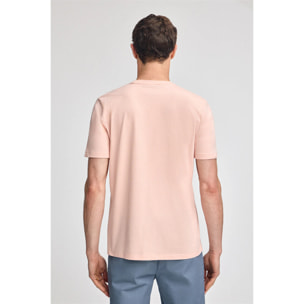 Maglietta nude basic a girocollo e ricamo Rigby Best