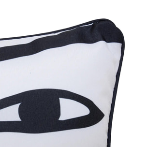 Housse de coussin d'extérieur Nolan 40x40cm déperlant blanc