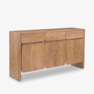 Buffet en bois de manguier marron clair - Achille
