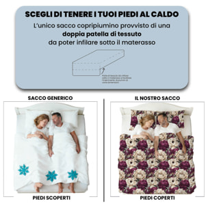PARURE COPRIPIUMINO INFINITY - 100% Microfibra