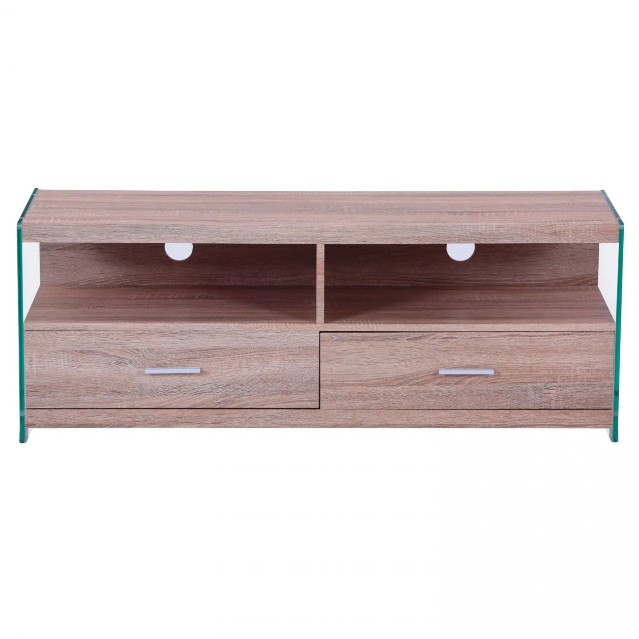 Mueble TV Evan Cristal - Roble