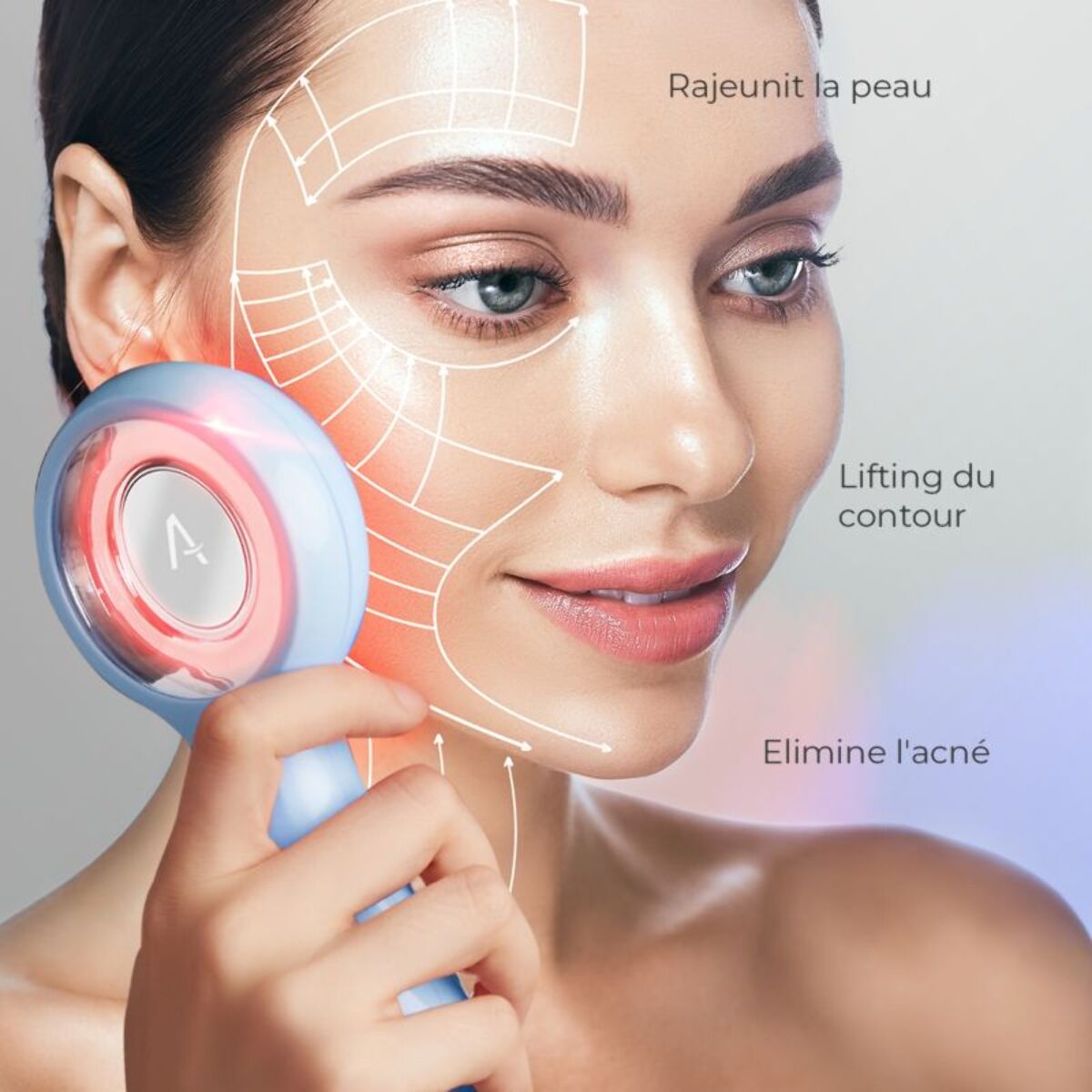Masque LED ADURO Palm HD-03AL visage et corps