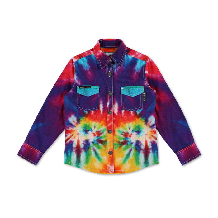 PHILIPP PLEIN Camisa vaquera Ls TIE DYE