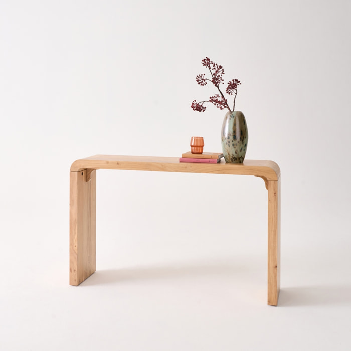 Console exotique bois d'acacia DANA
