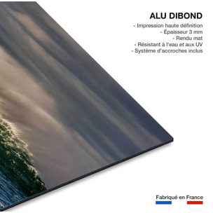 Tableau paysage ocean vague belharra  Tableau alu Dibond