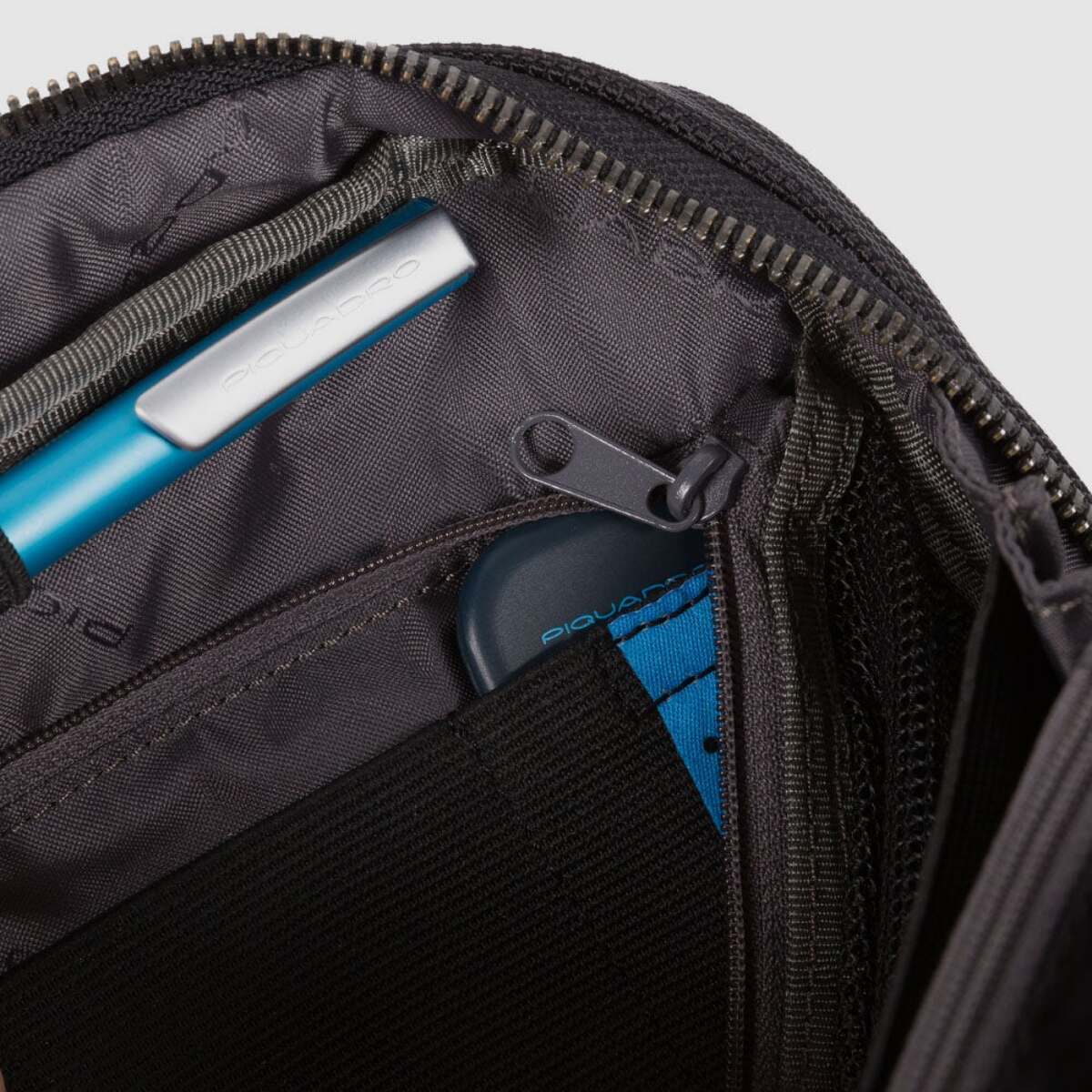 Piquadro Astuccio portacavi in tessuto riciclato