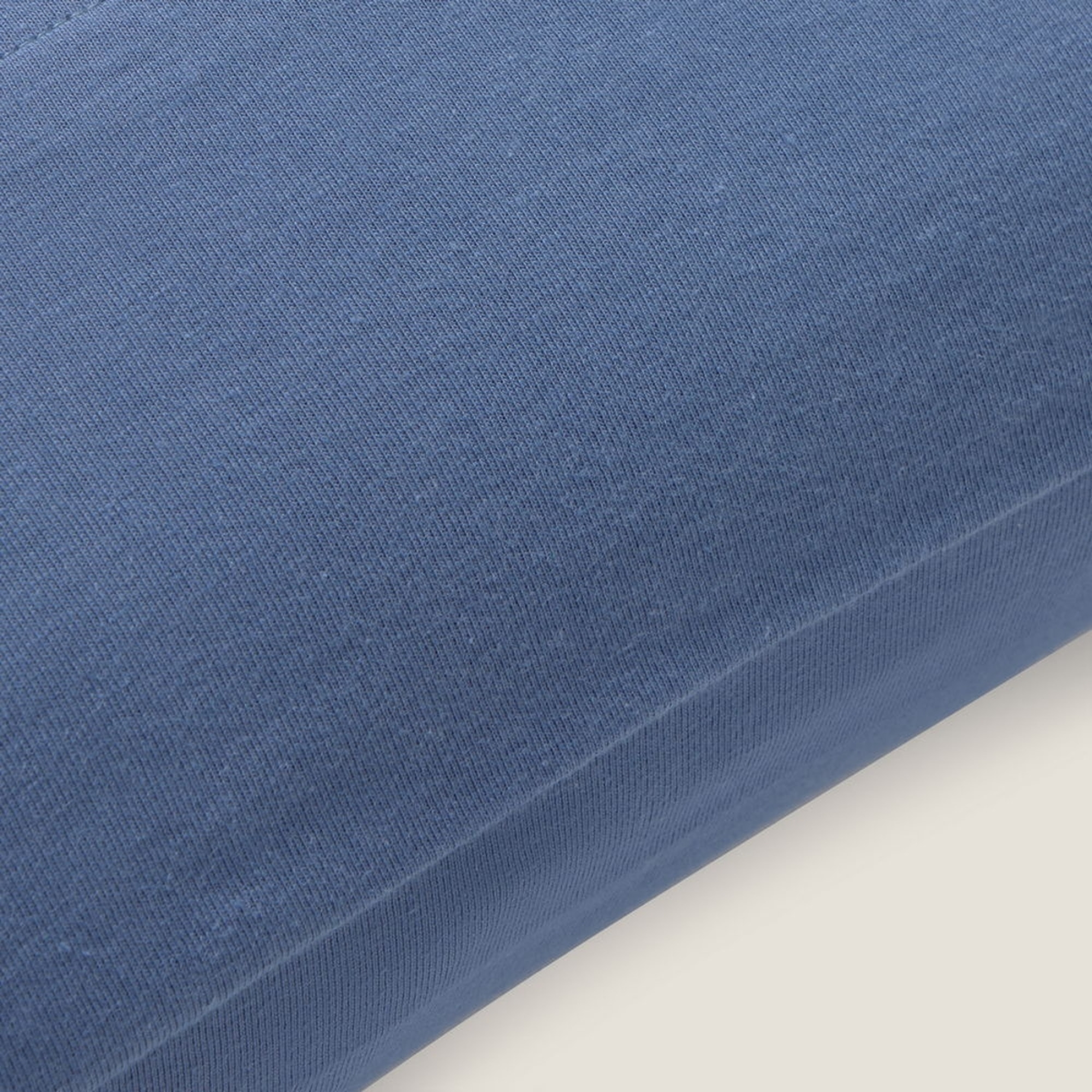Funda de almohada de algodón punto Puntib color azul medio Punto de algodón
