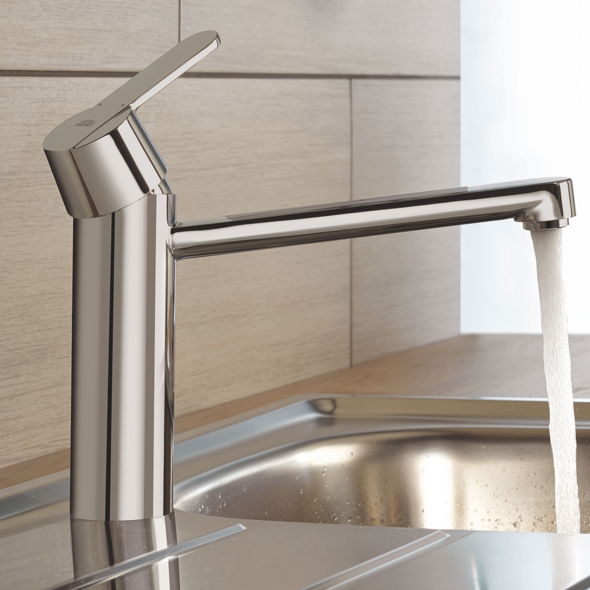 GROHE Get Mitigeur monocommande Evier Chromé 30196000