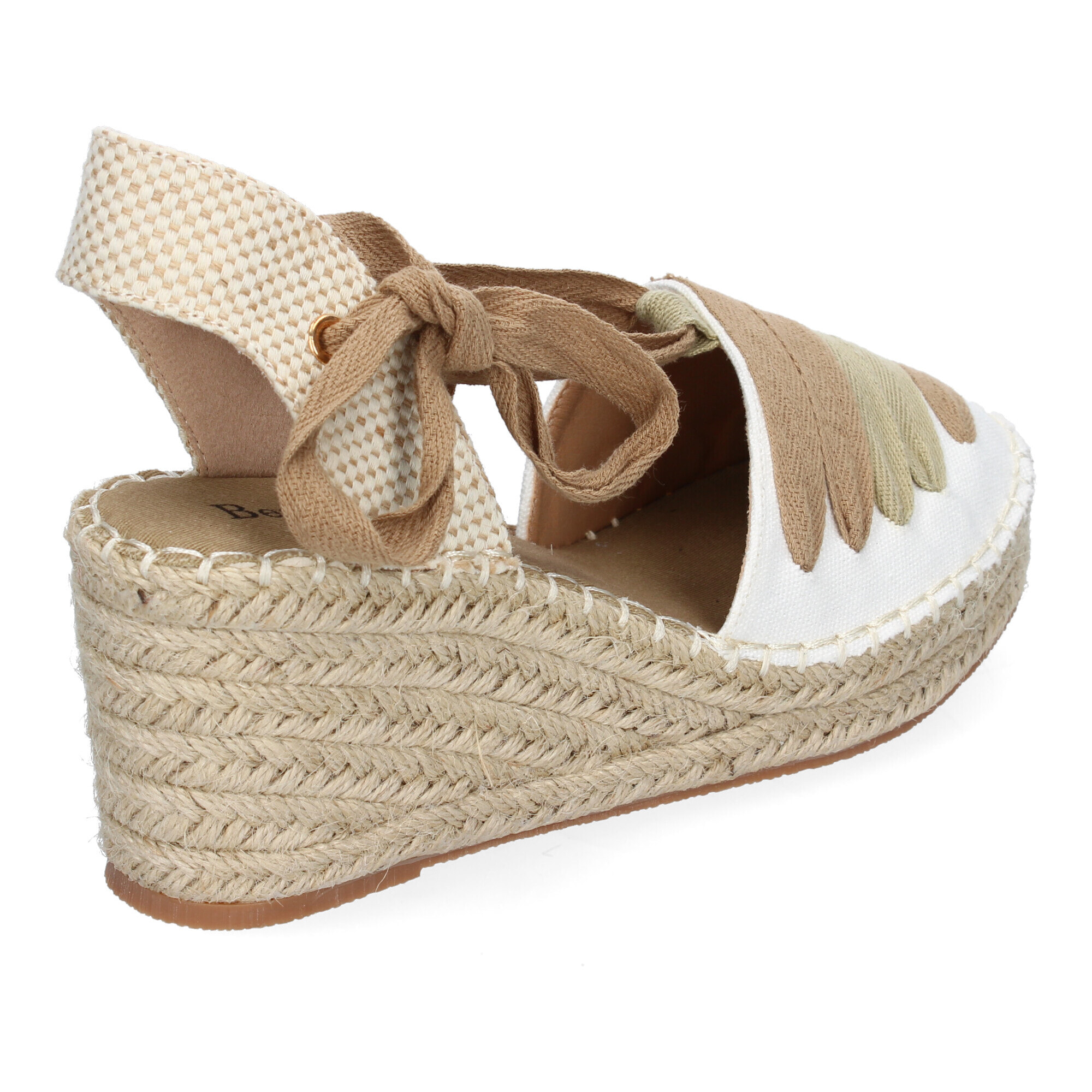 Sandalia de Mujer con Cuña de Yute, Diseño Moderno, Perfectas para PrimaveraVerano