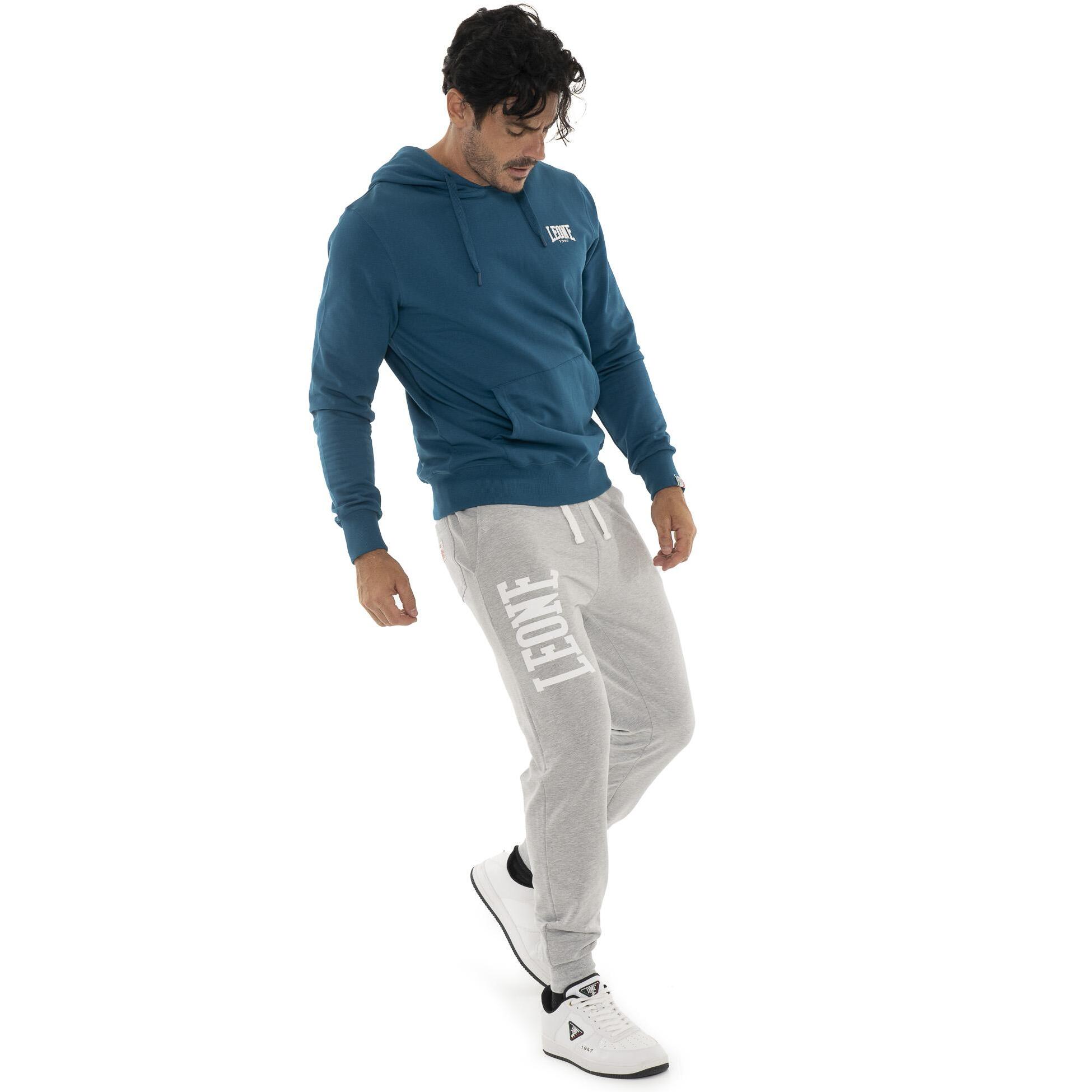 Pantalón de deporte de invierno para hombre con puño y gran logo 'Basic'