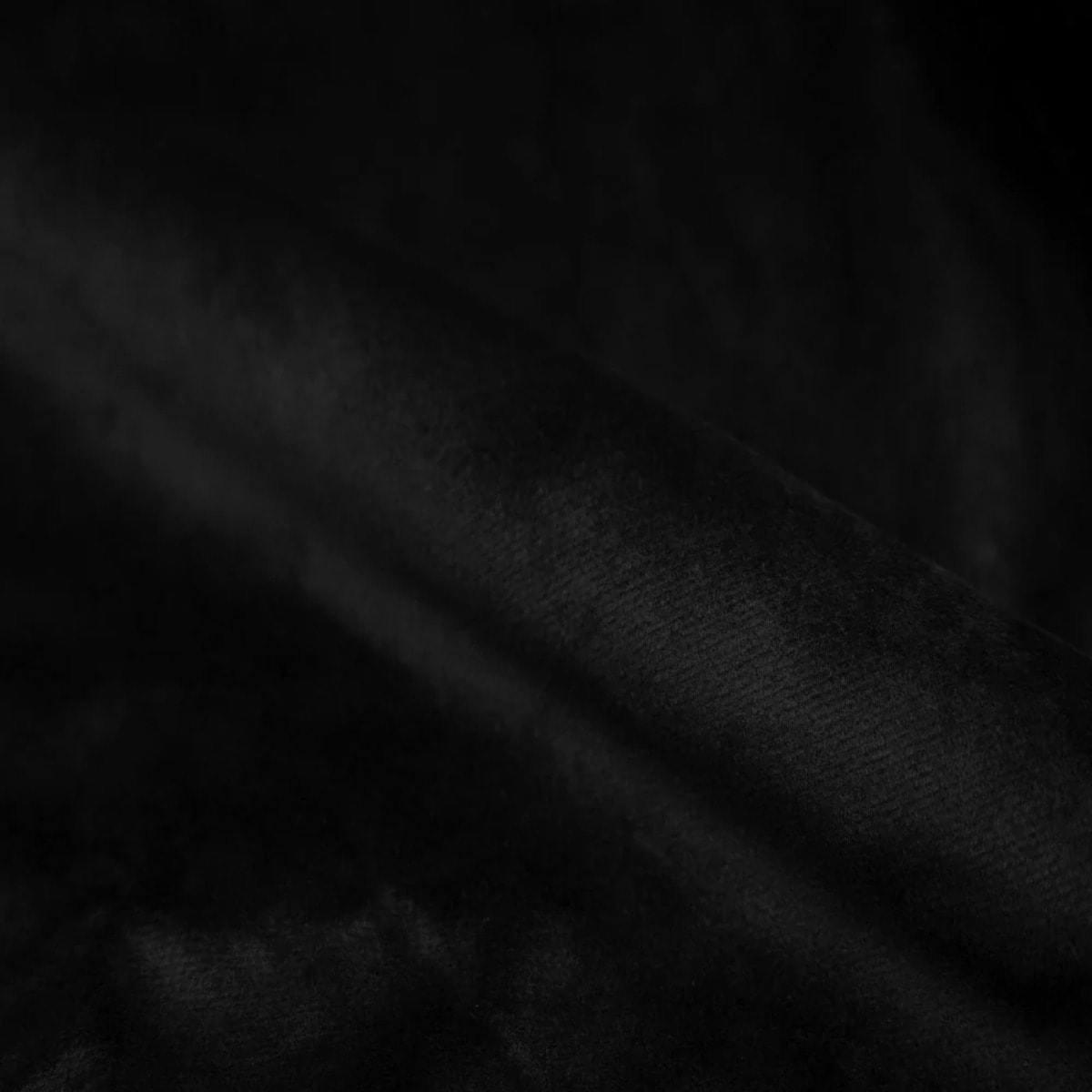 Lot de 2 chaises noires en velours et pieds en métal - Pénélope