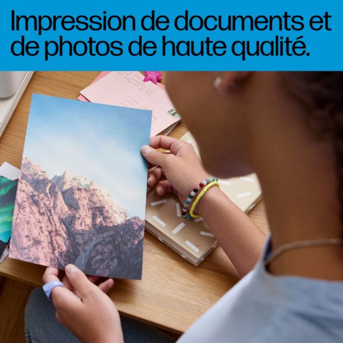 Imprimante jet d'encre HP Envy 6132e/6120e éligible Instant Ink