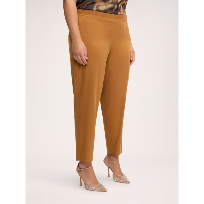 Fiorella Rubino - Pantaloni Carrot Fit - Marrone