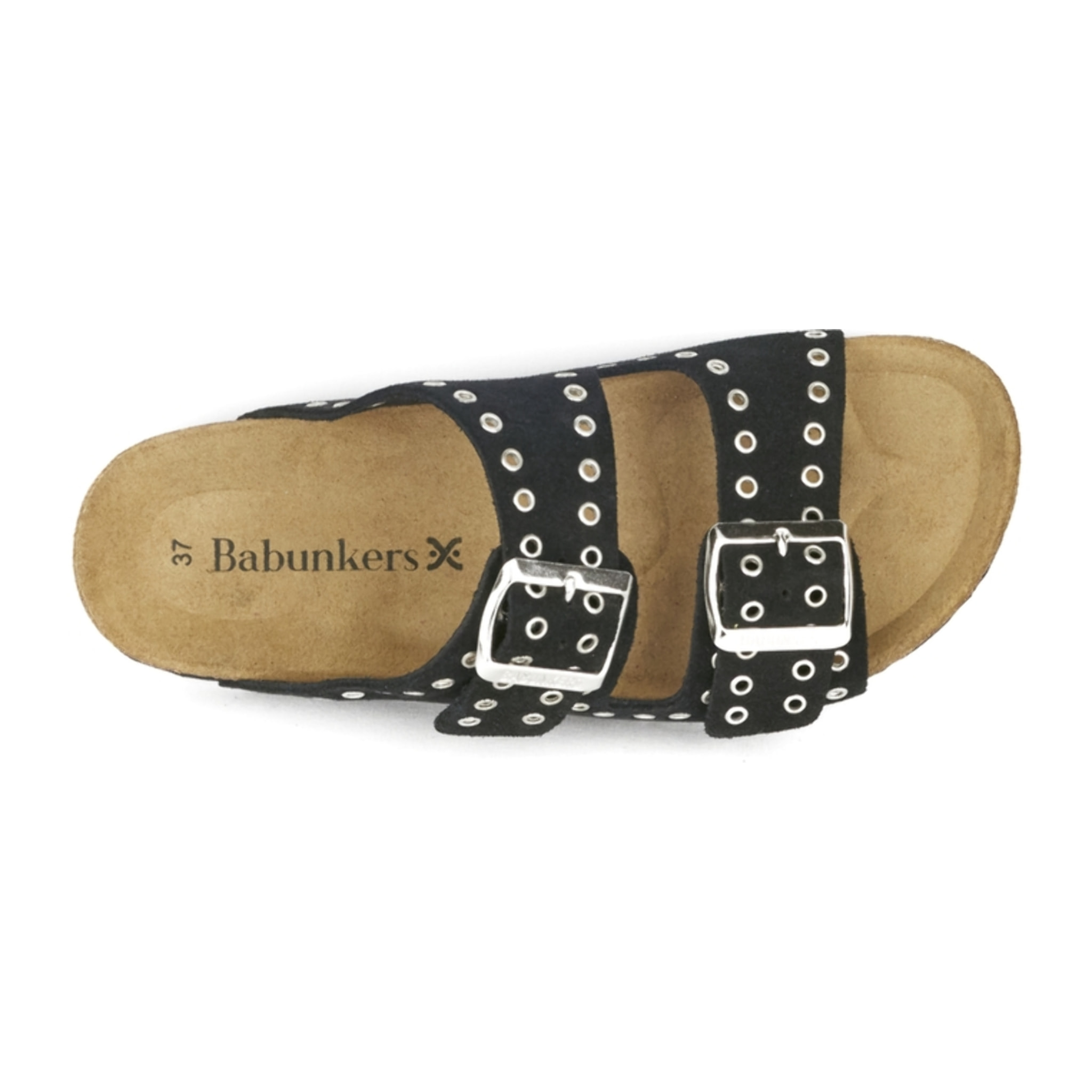 SANDALIA MADRID BABUNKERS NEGRO