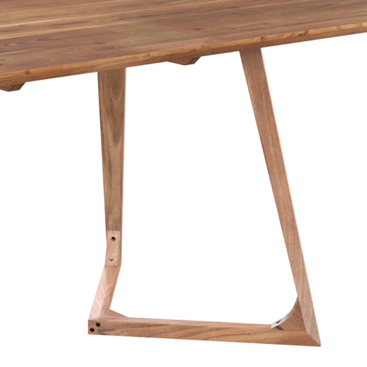 Table rectangulaire 6 personnes en bois d'acacia 175 cm - Pita