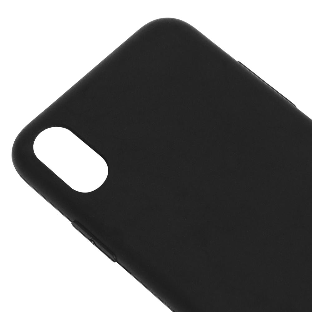 CARCASA DE TPU MATE NEGRA IPHONE X