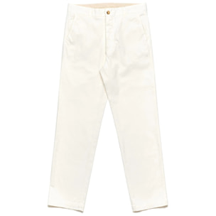 Pantaloni Sebago Uomo Bianco Timbertwill