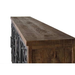 Aparador de Madera de Mango Estilo Industrial Moderno