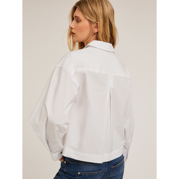 Motivi - Camicia over - Bianco
