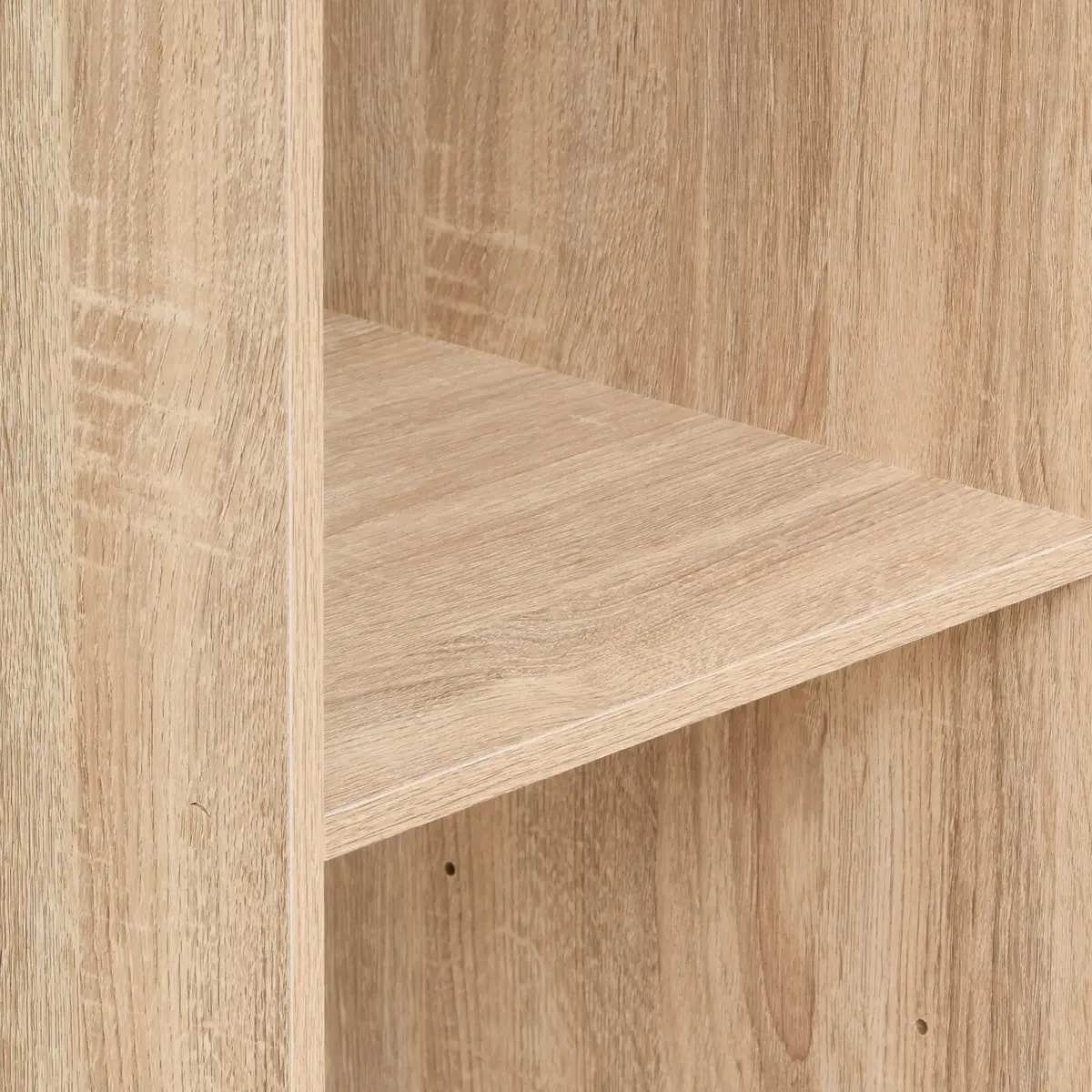 Étagère colonne 4 cases "Mix N' Modul" effet chêne naturel