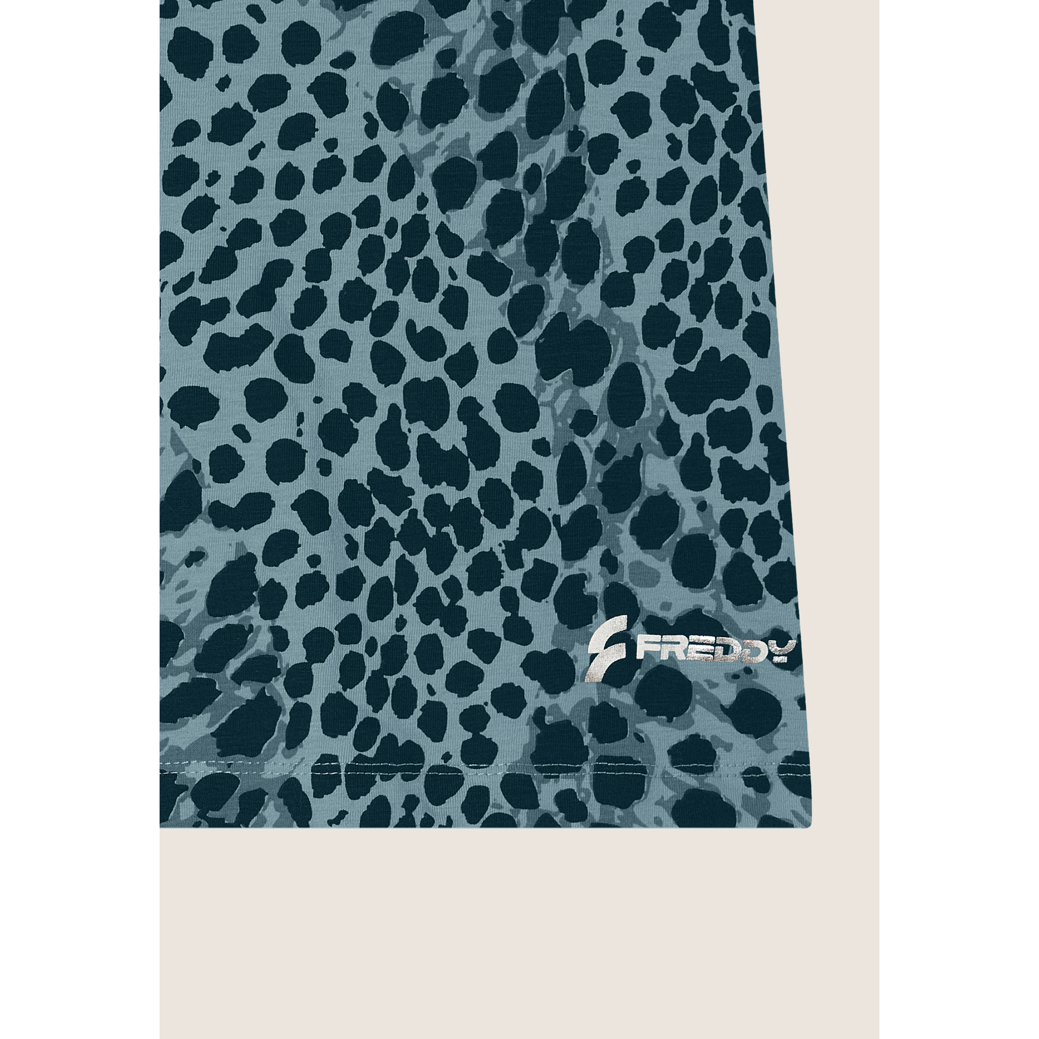 T-shirt regular fit in jersey animalier