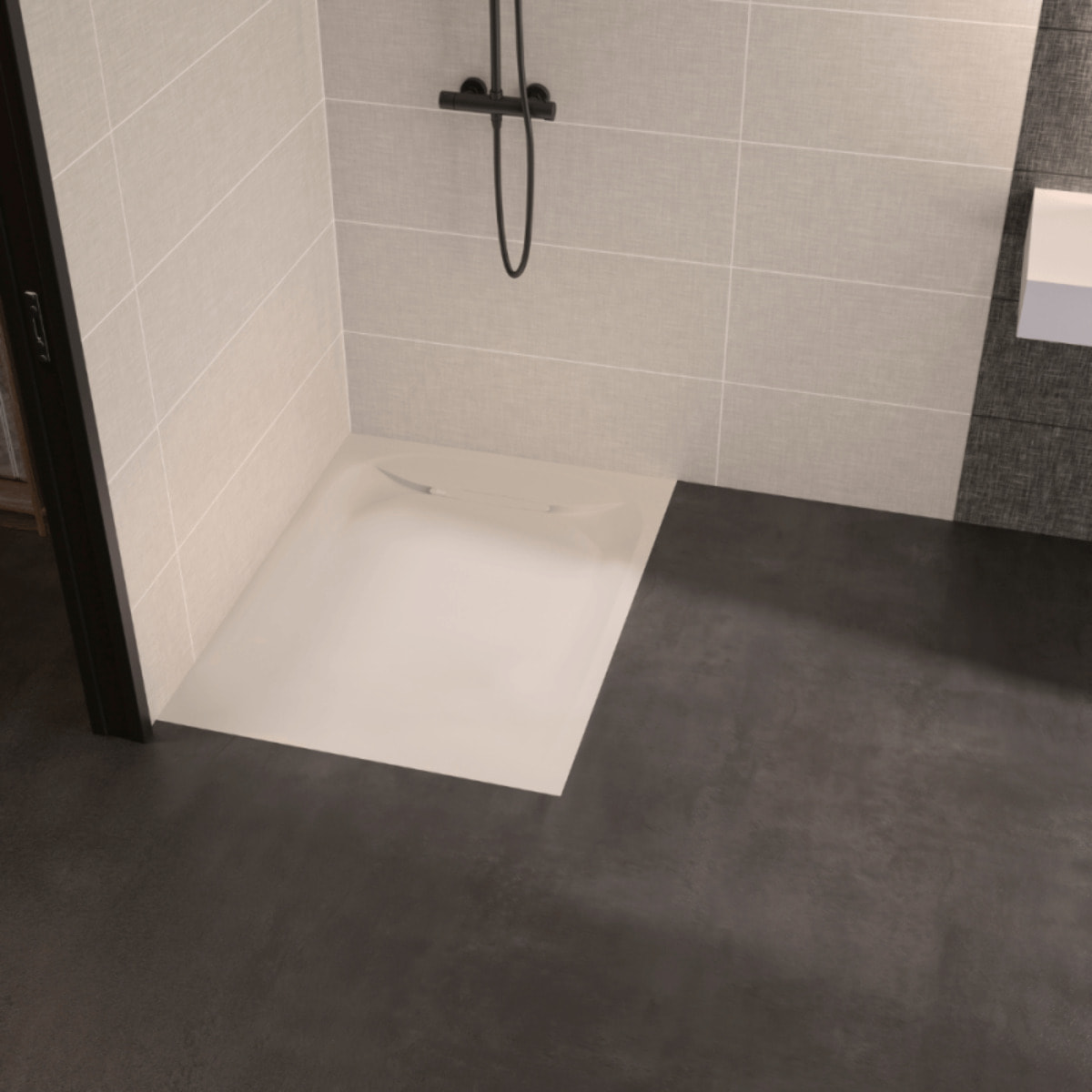 Receveur de douche KINEDO Kinediva beige