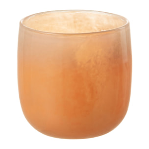 J-Line vase Corrie - verre - corail - small - Ø 10.5 cm