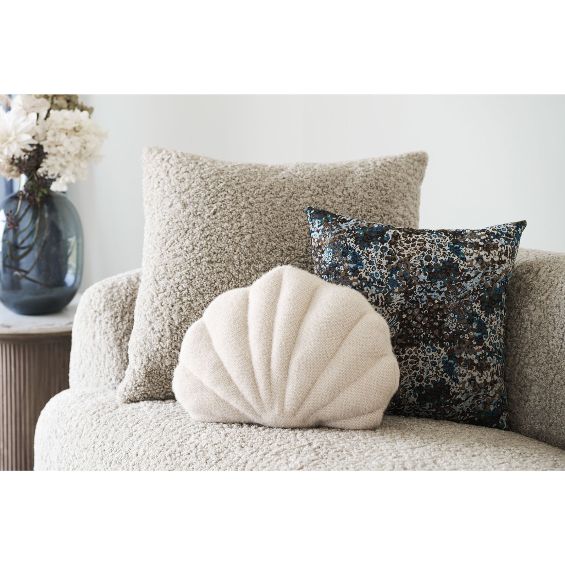 Cuscino Darling in poliestere beige 45x35 cm