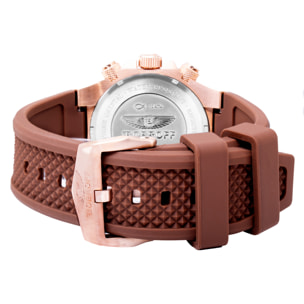 Reloj Bobroff BF1002L65 Unisex Analogico Cuarzo con Correa de Caucho