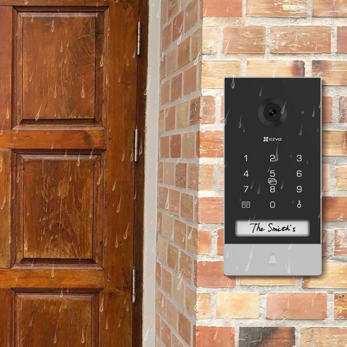 Visiophone EZVIZ EP7-2K/Connecté ss fil+ panneau solaire