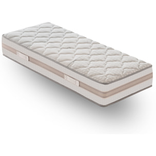 Materasso 90x200 800 molle insacchettate e Memory Foam - Alto 25 cm - 5 cm Memory Foam