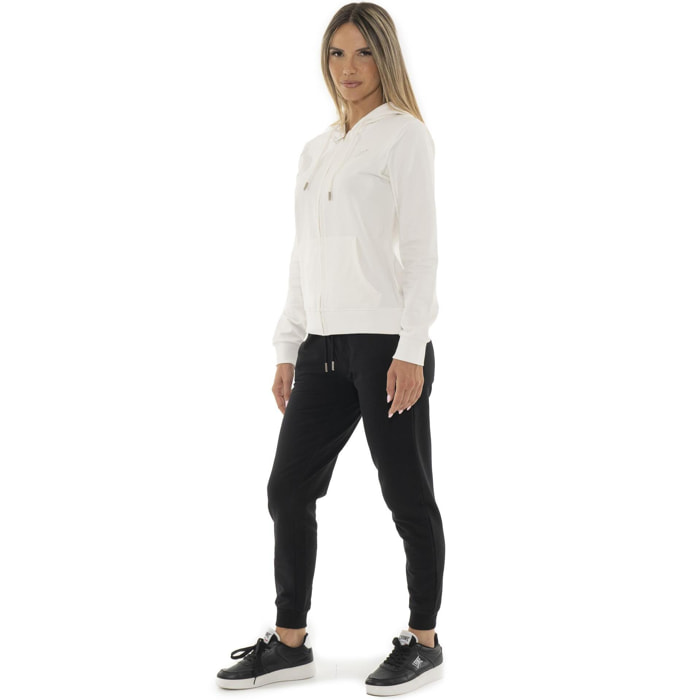 Tuta da donna invernale con cappuccio e zip "Silver"