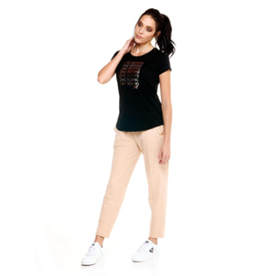 Camiseta de mujer Leone de manga corta Winter Chic Boxing