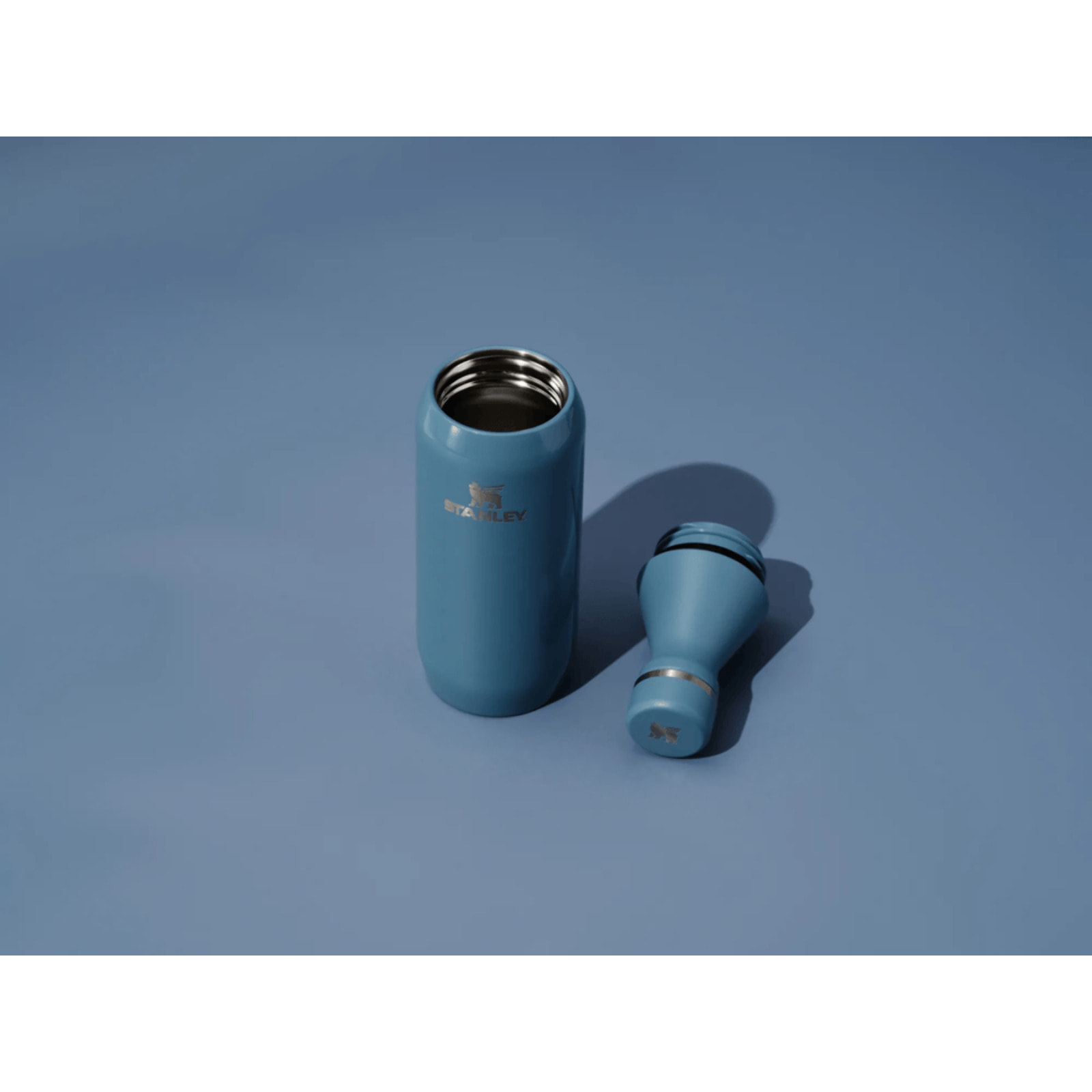 Botella de agua Isotermica - 0,35L - ALL DAY SLIM BOTTLE - Indigo Gloss