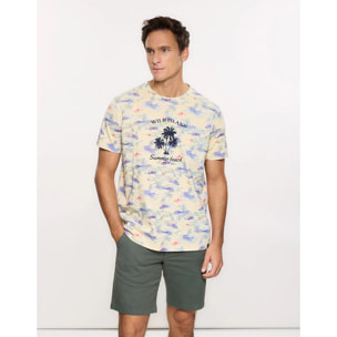 Camiseta Manga Corta Amarillo - Sunbay