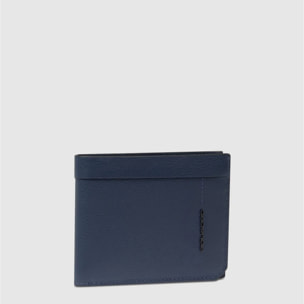 Piquadro Portafogli con portamonete, porta carte di credito, volantino staccabile e protezione RFID