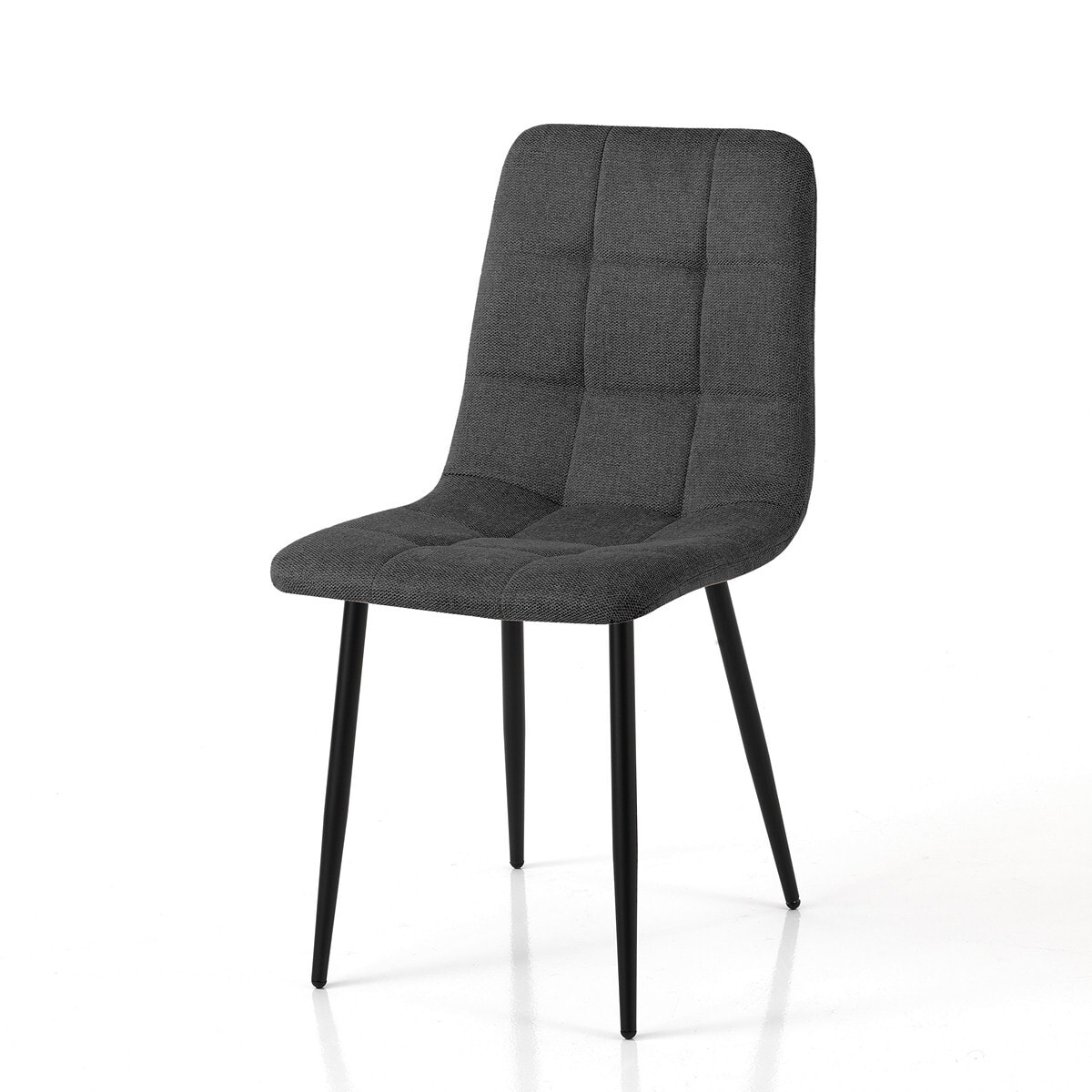 Tomasucci Ensemble de 4 chaises FAFFY EVO gris foncé