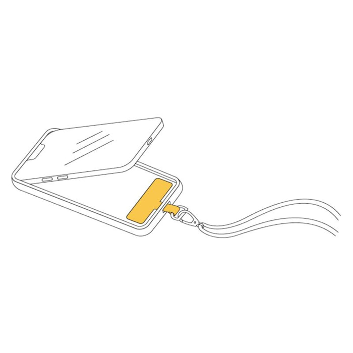 Cordon CASYX universel pour smartphone - Noir et Bois