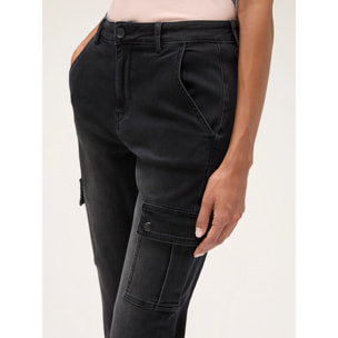 Motivi - Jeans cargo - Nero