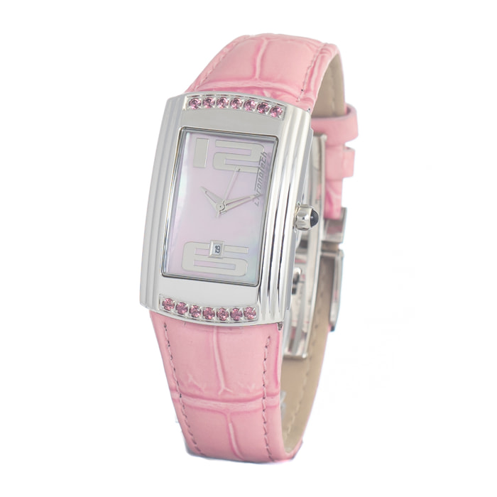 Reloj Chronotech CT7017L-02S Mujer Analogico Cuarzo con Correa de Piel