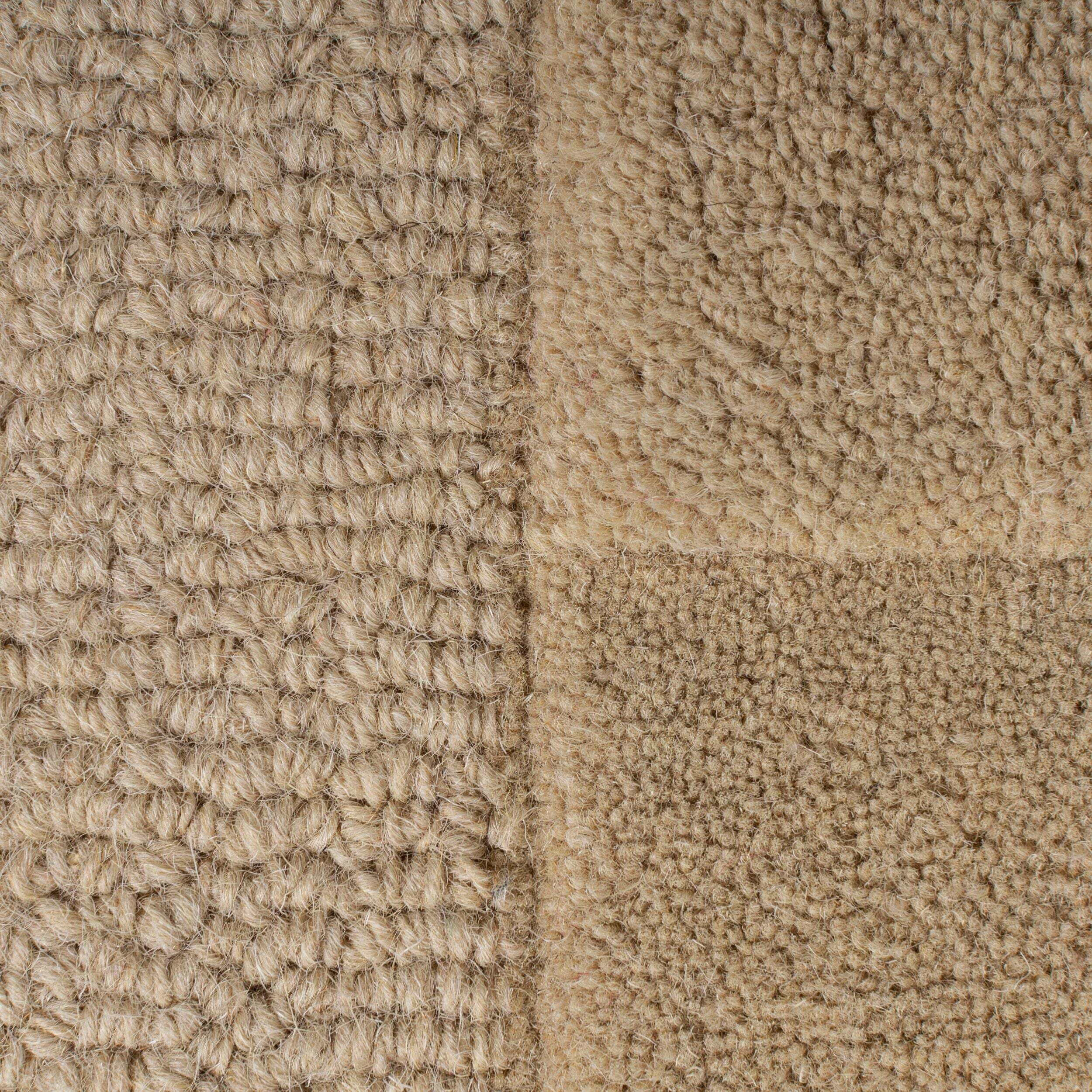 Tapis en laine rond GIGI Beige