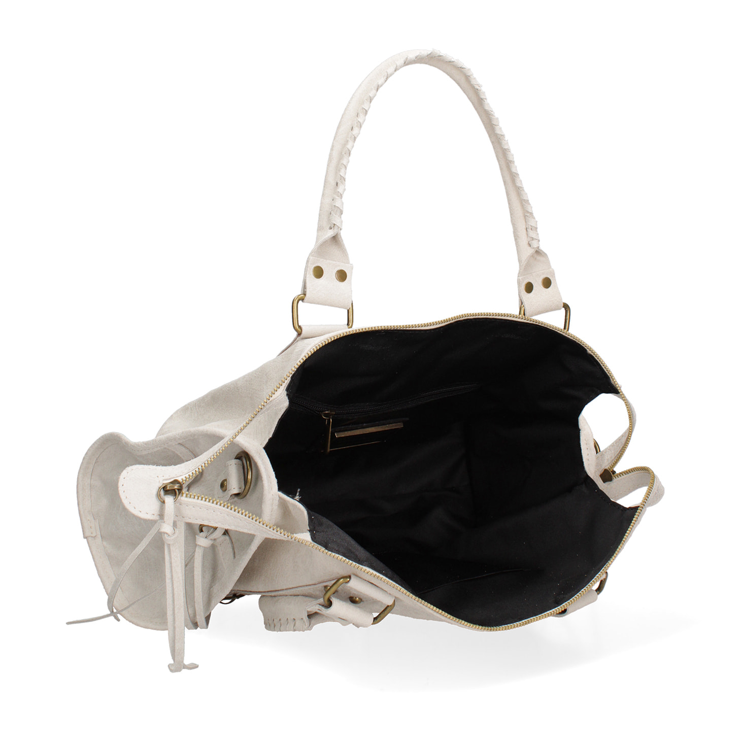 Borsa a spalla da donna - Modello Elara - Vera pelle - 41.0 x 28.0 x 13.0 cm