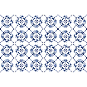 Stickers muraux - Sticker Mural Carrelage adhésif Cuisine Salle de Bain - 24 STICKERS CARREAUX DE CIMENT AZULEJOS LOICIA
