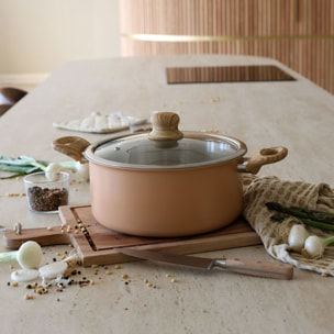 Batterie de cuisine 8 pièces en acier inoxydable - tous feux EASYNOX