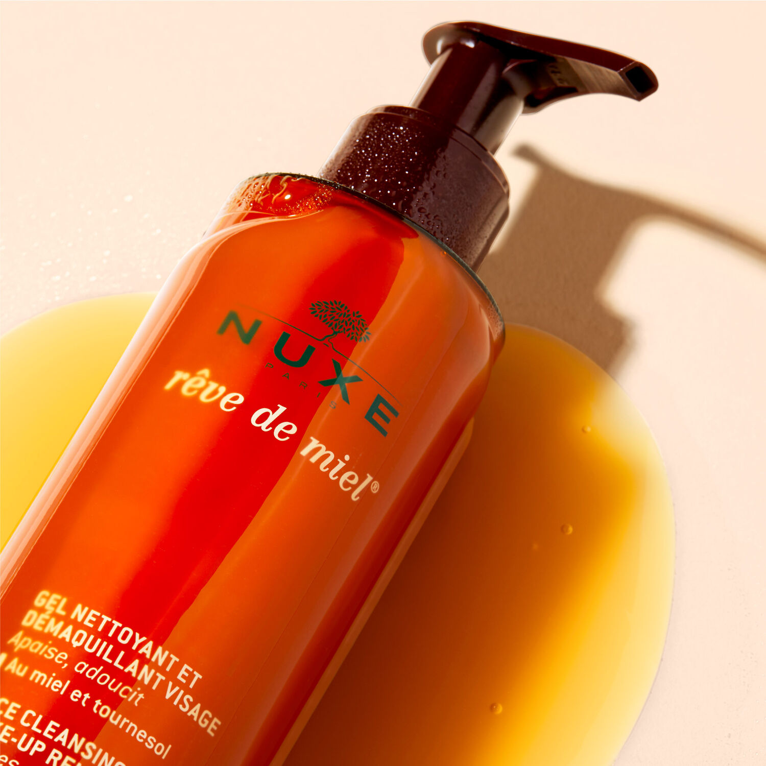 Rêve de miel®  - Gel nettoyant et démaquillant visage - Peaux sèches et sensibles -200ml