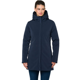 Parka JAQUELINE imbottito impermeabile blu