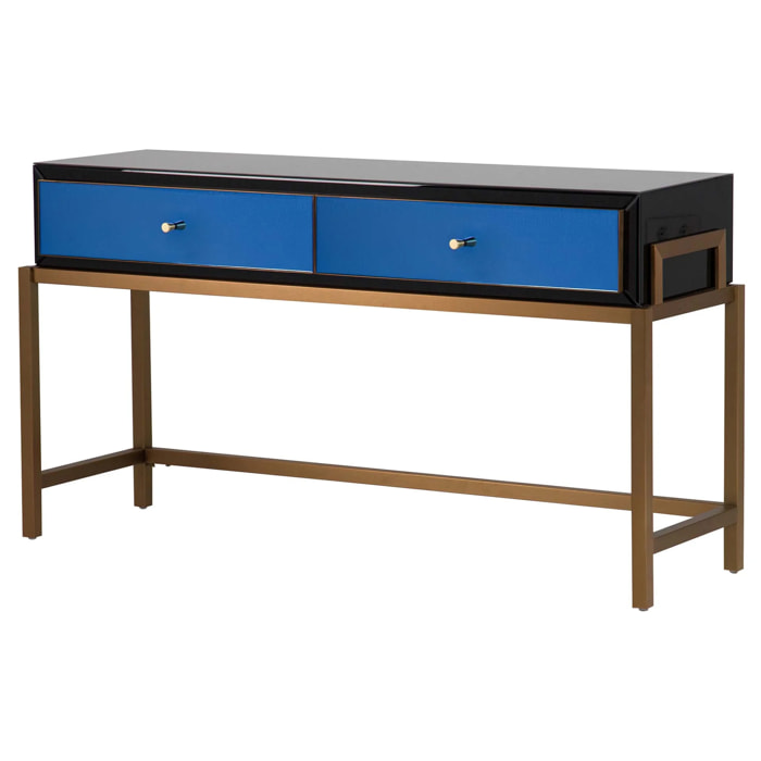 Consola Espejo Acero Inoxidable Prestine 140x42x73 Cm